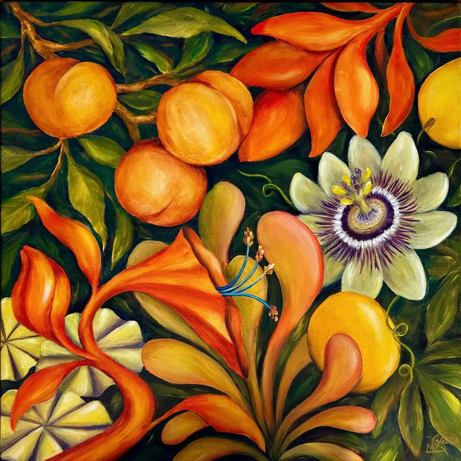 "Serva", 2025, acrylic on canvas, 60 x 60cm.