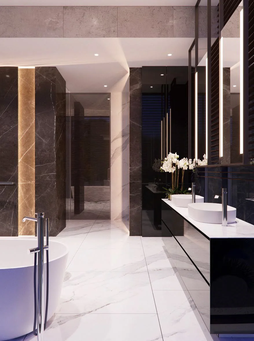 Mr Rizwan's Residence: Master Bathroom