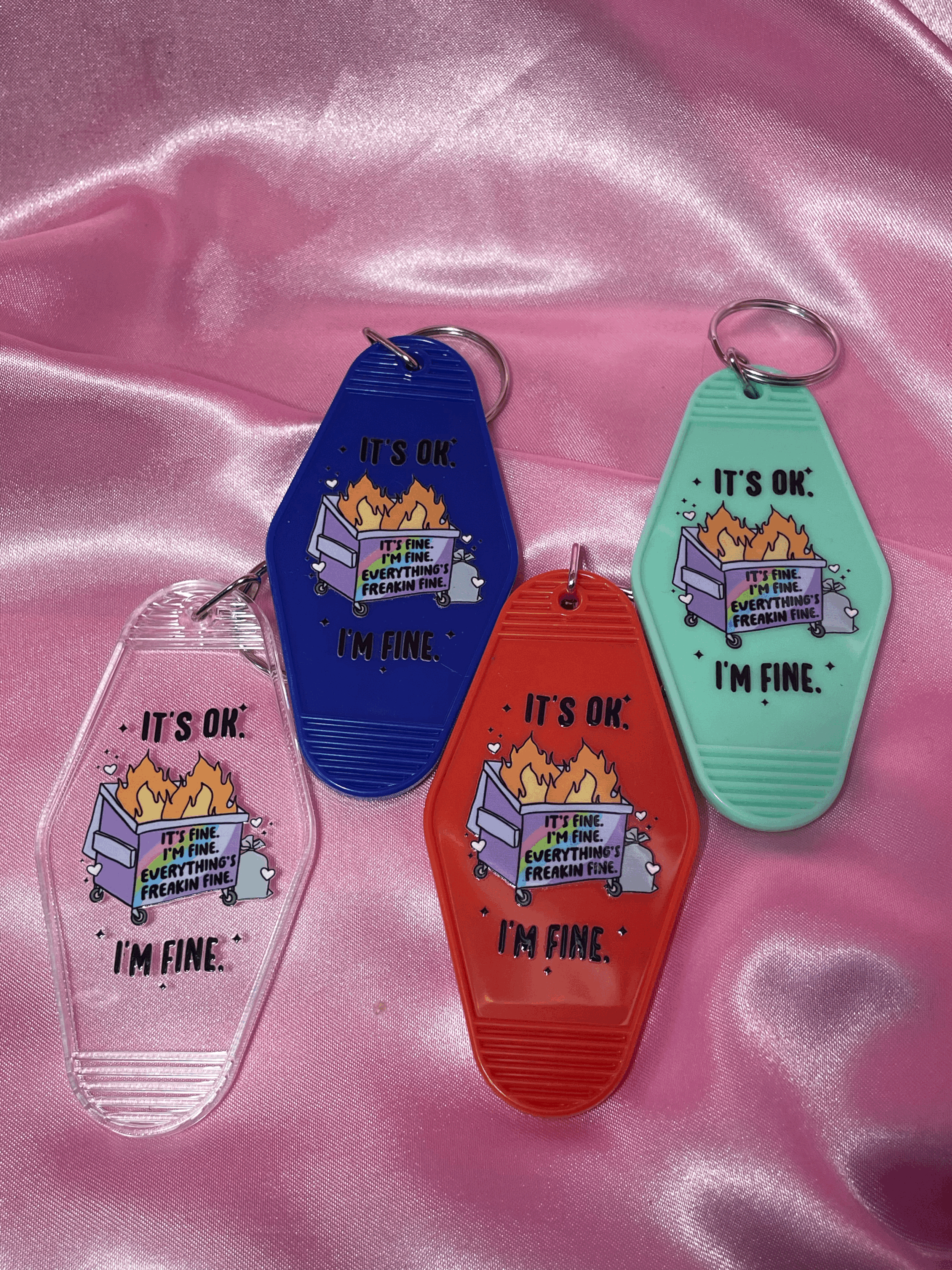 Saying Keychain
