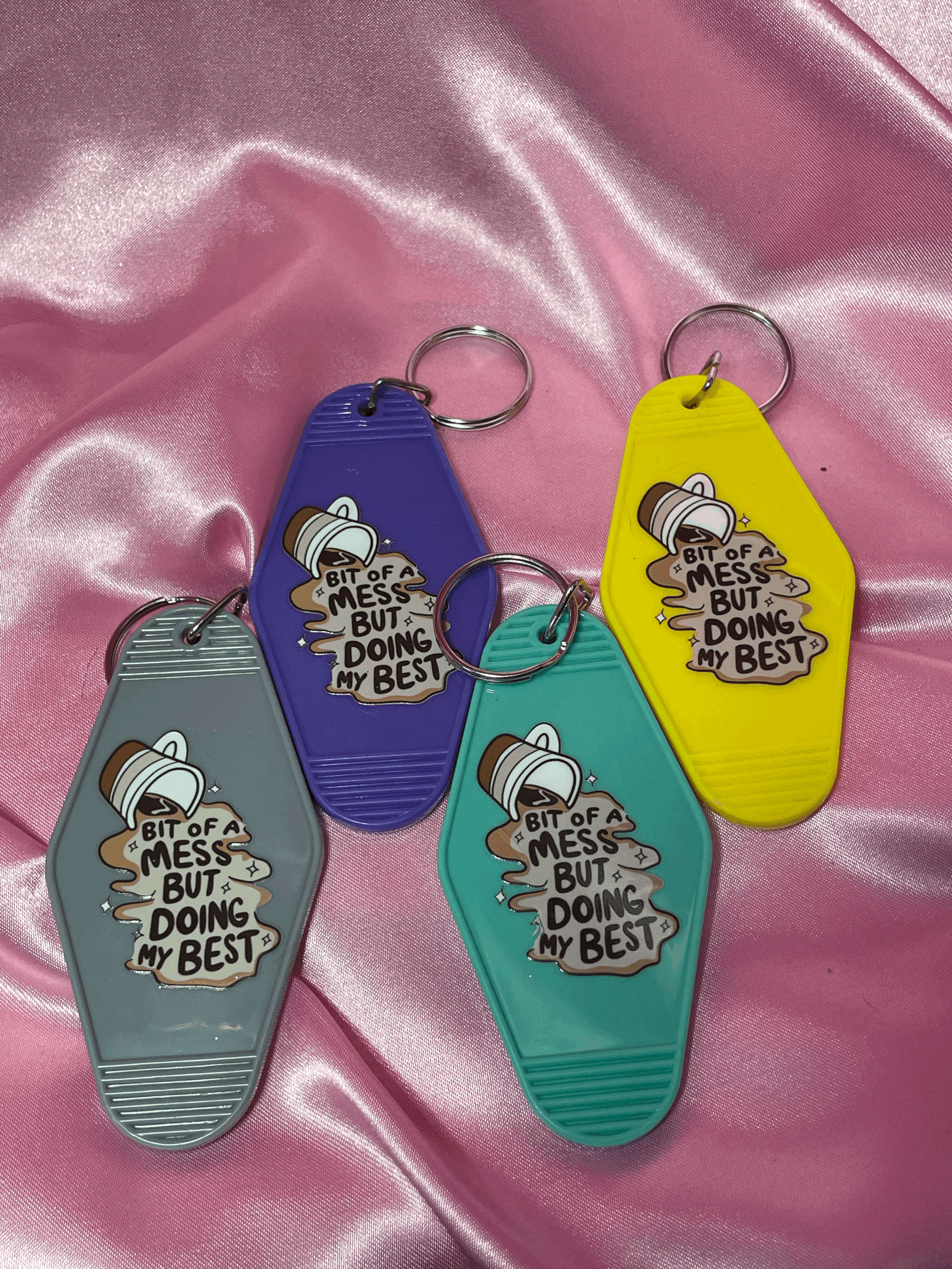 Saying Keychain