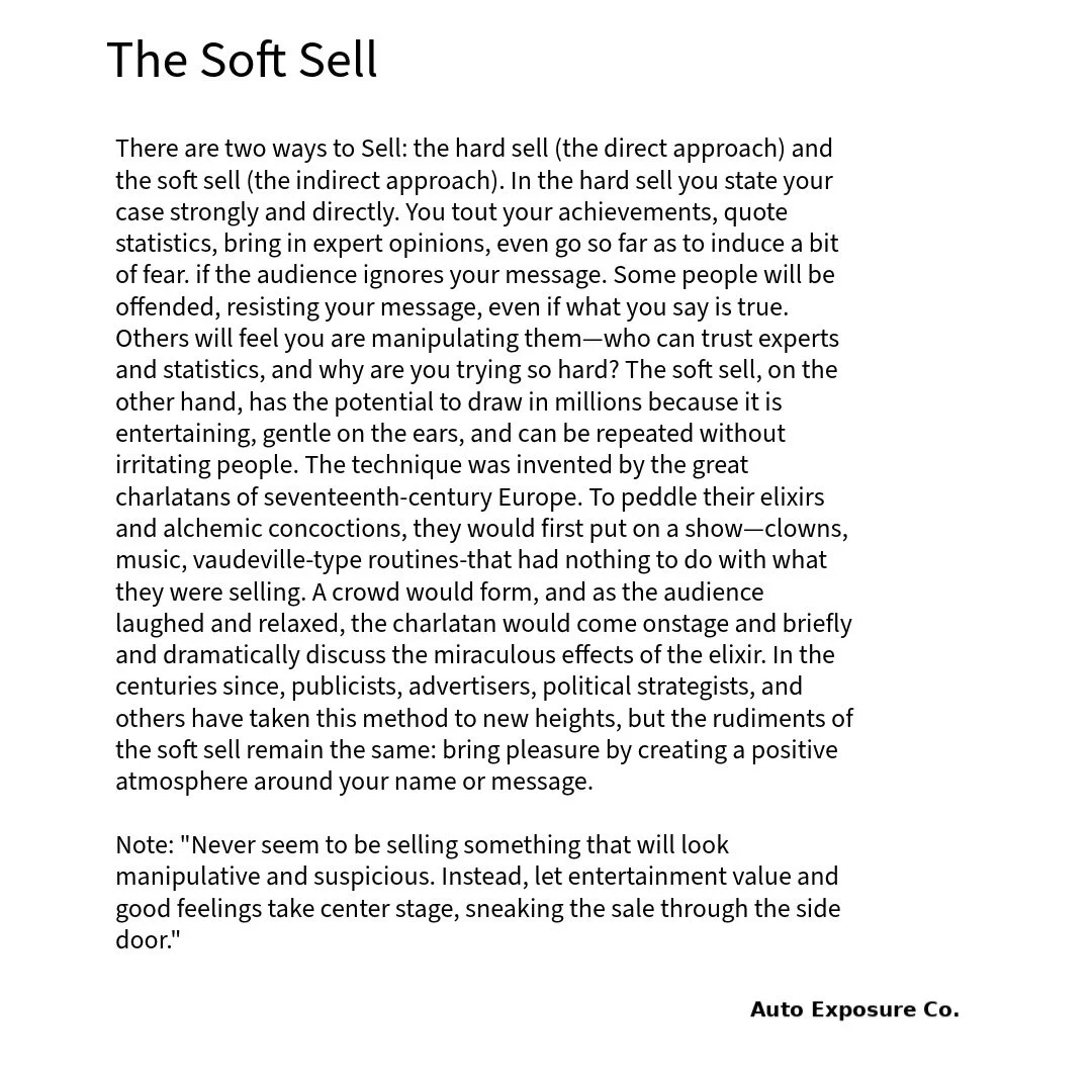 The most effective sales don&rsquo;t feel like sales at all.
That&rsquo;s the art.

#sales #salesandmarketing #socialmediaexpert