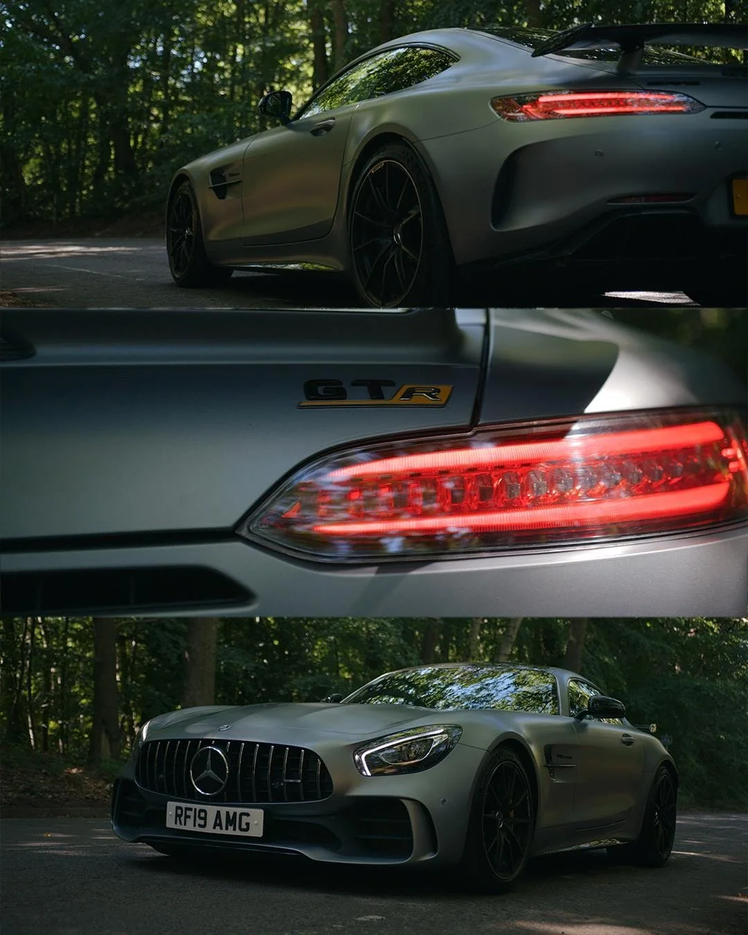 This ain't no video game! Frames from the recent Mercedes GTR project