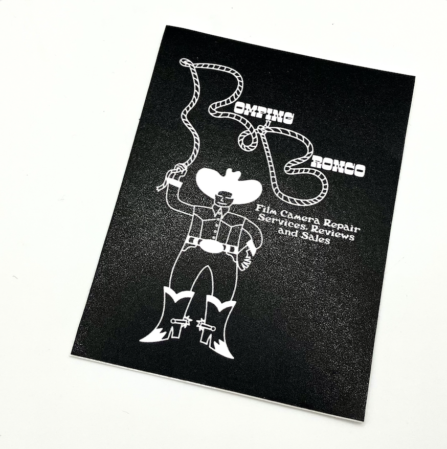 Romping Bronco Repairs Sticker
