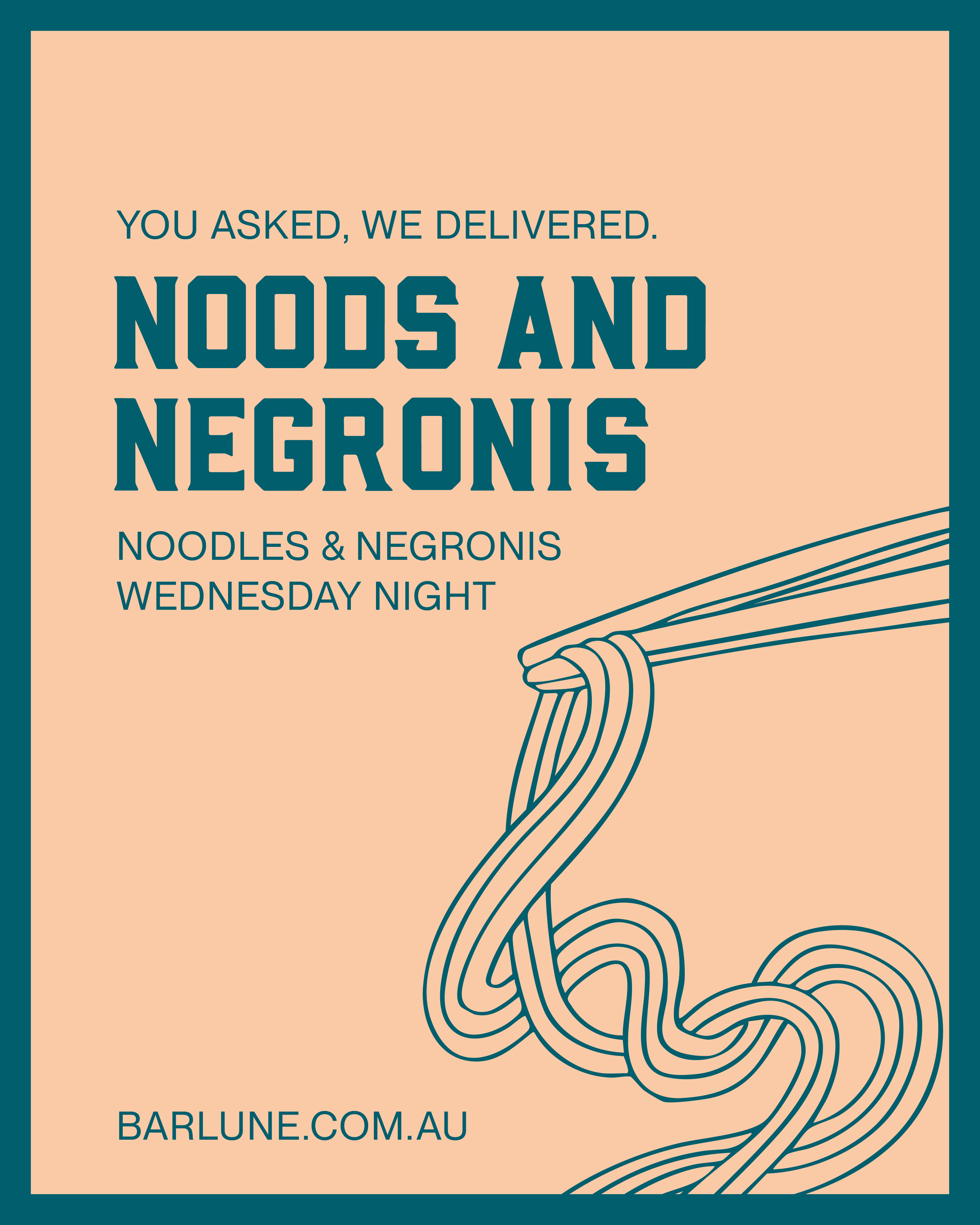 Noods & Negroni
