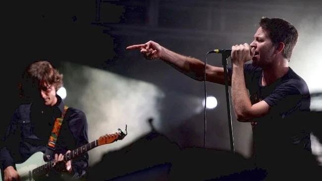 Photo of Powderfinger band signing