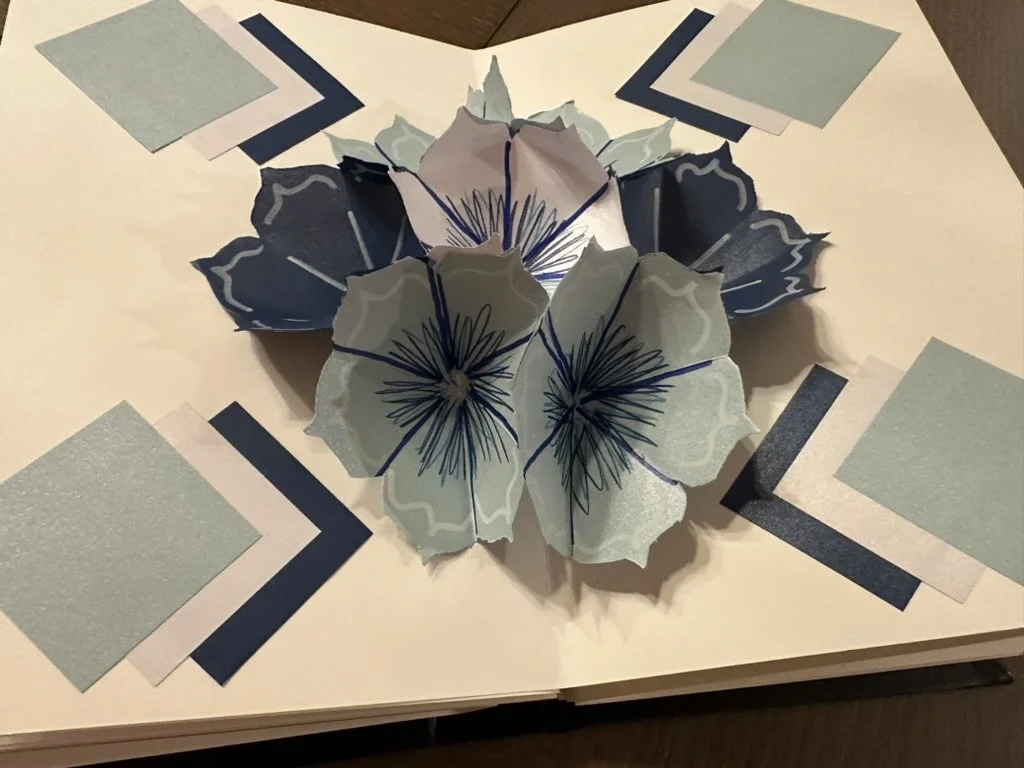 Artist Book - Pop Up Book Flower Bouquet