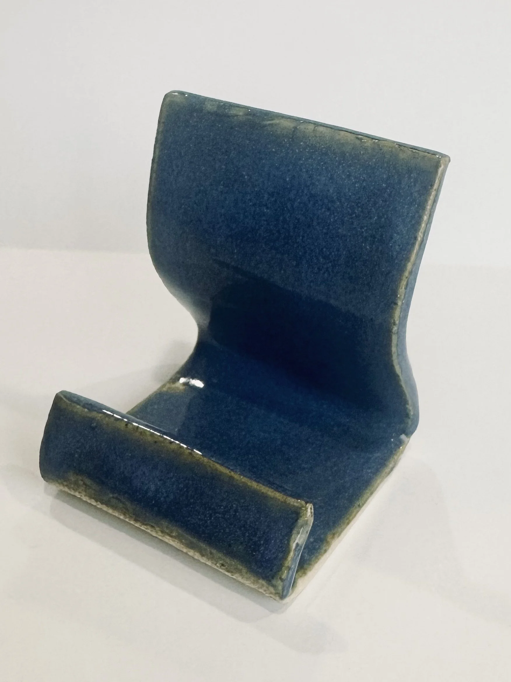 Blue Business Card Holder