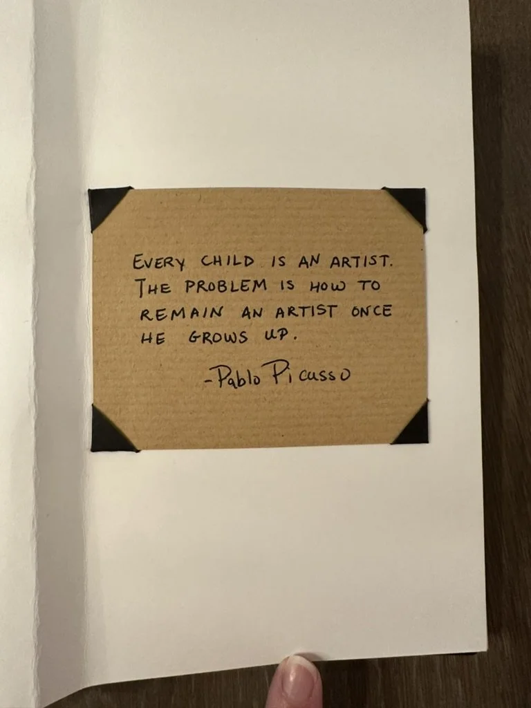 Artist Book - Pop Up Book Inside Cover