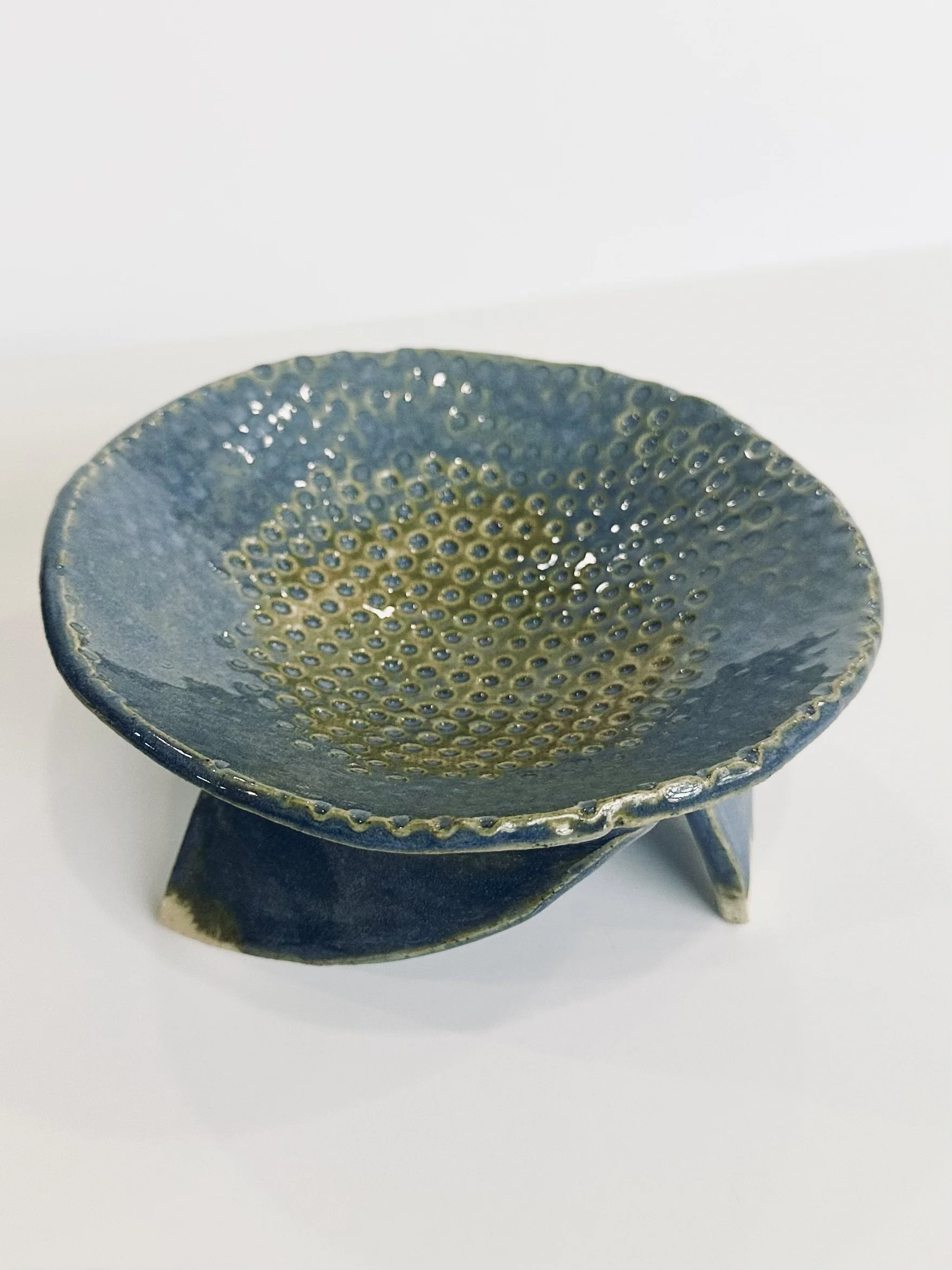 Dot Bowl with Pinwheel Base