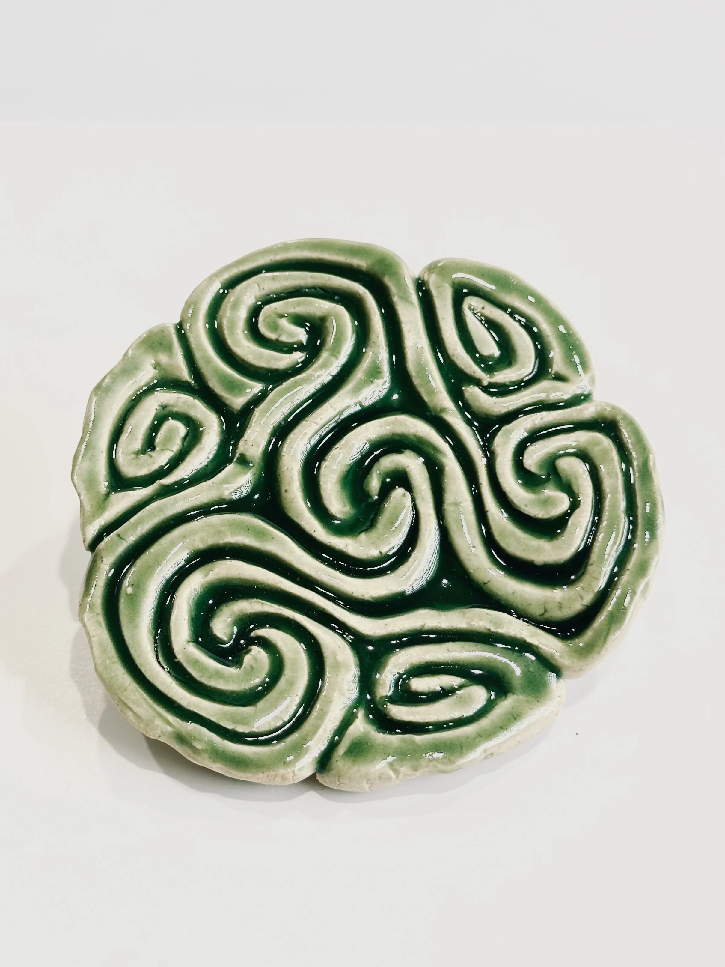 Celtic Inspired Spiral Trivet