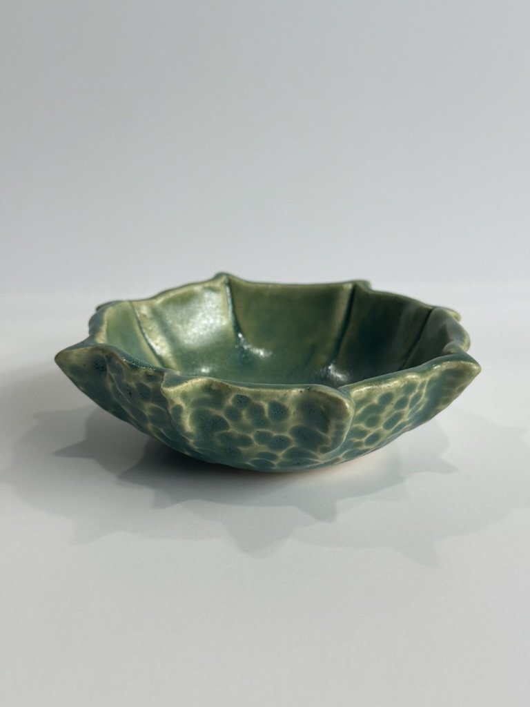 Textured Green Dish