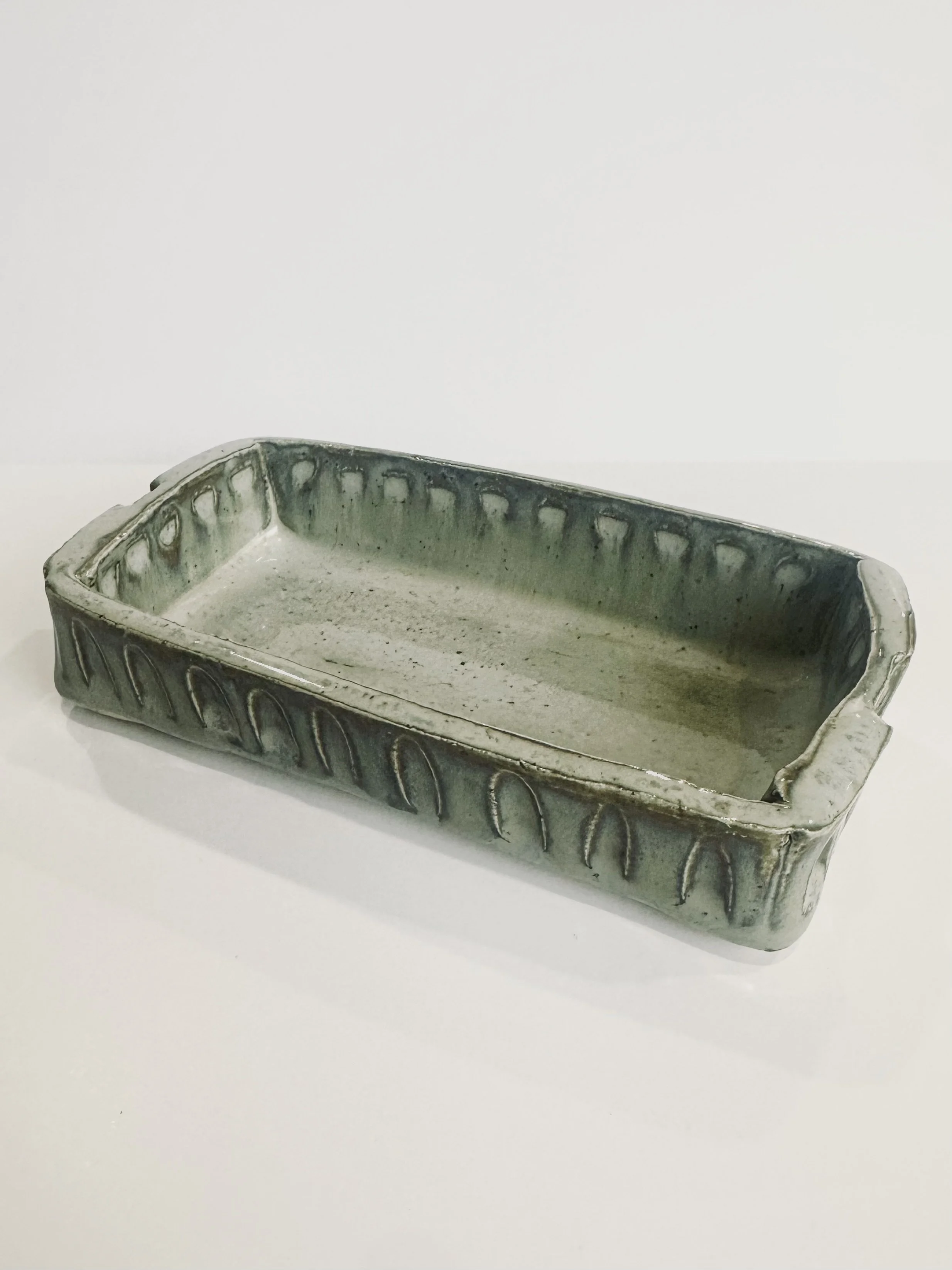 Rectangular Carved Dish