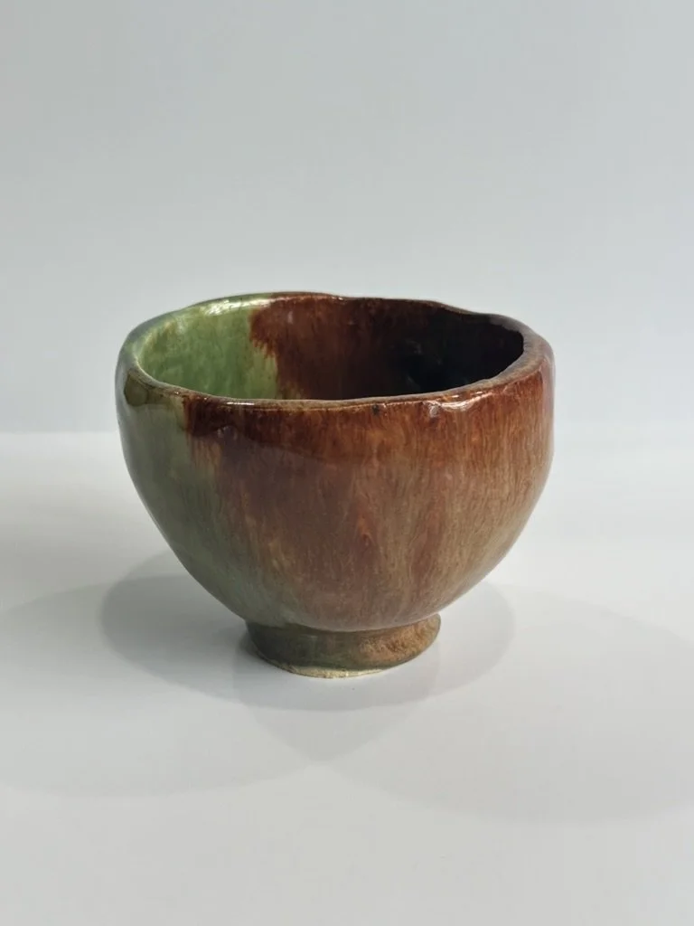 Green and Brown Bowl