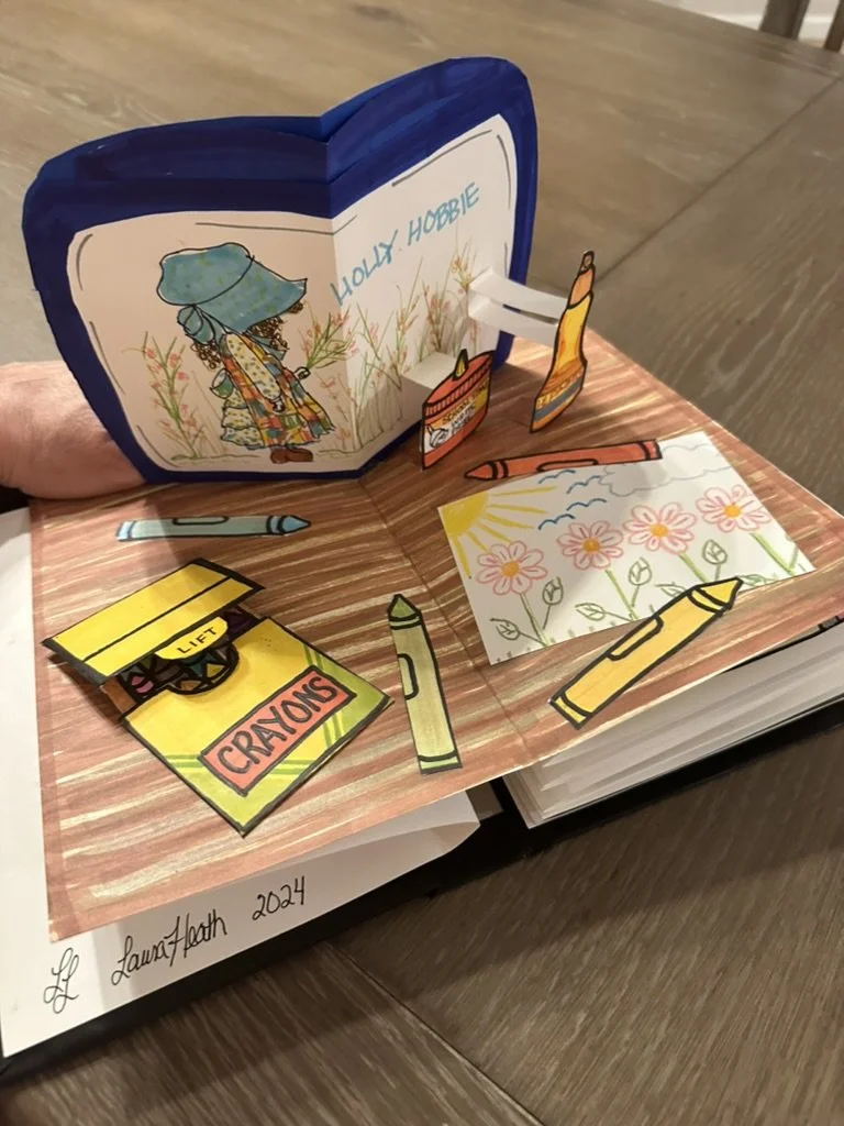 Artist Book - Pop Up Book - As a young child