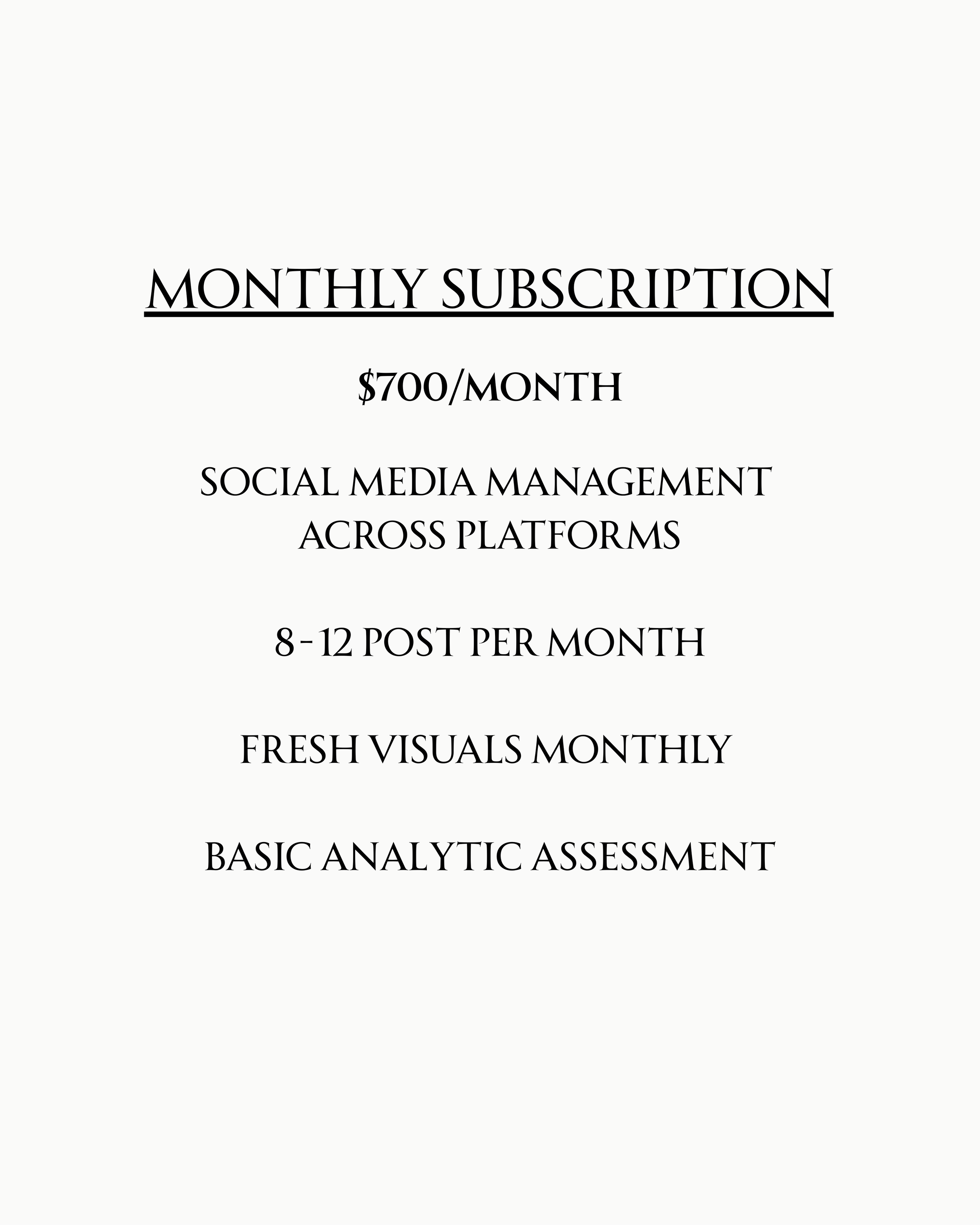 Services Image 2 Social media content creation package for a small business in Kansas City by LF Collective.