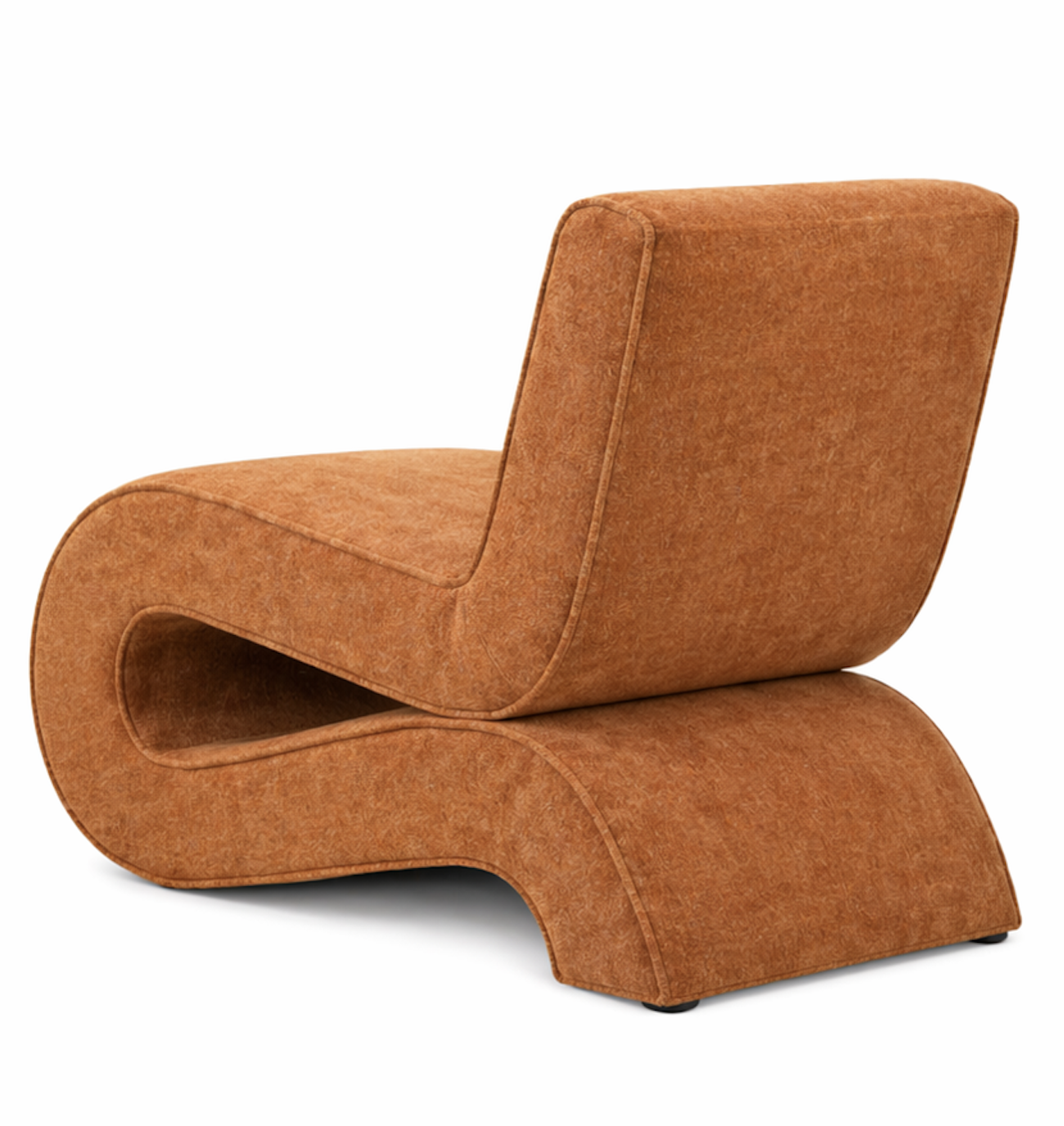 Luno Lounge Chair - Burnt Orange