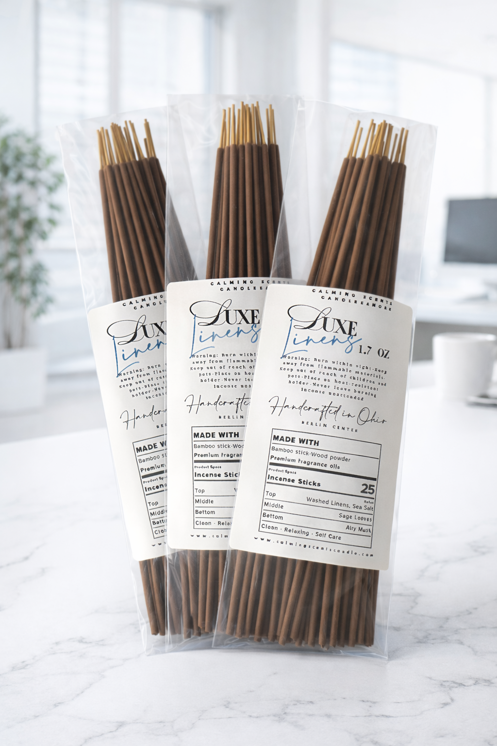 Luxe Linen Incense Sticks