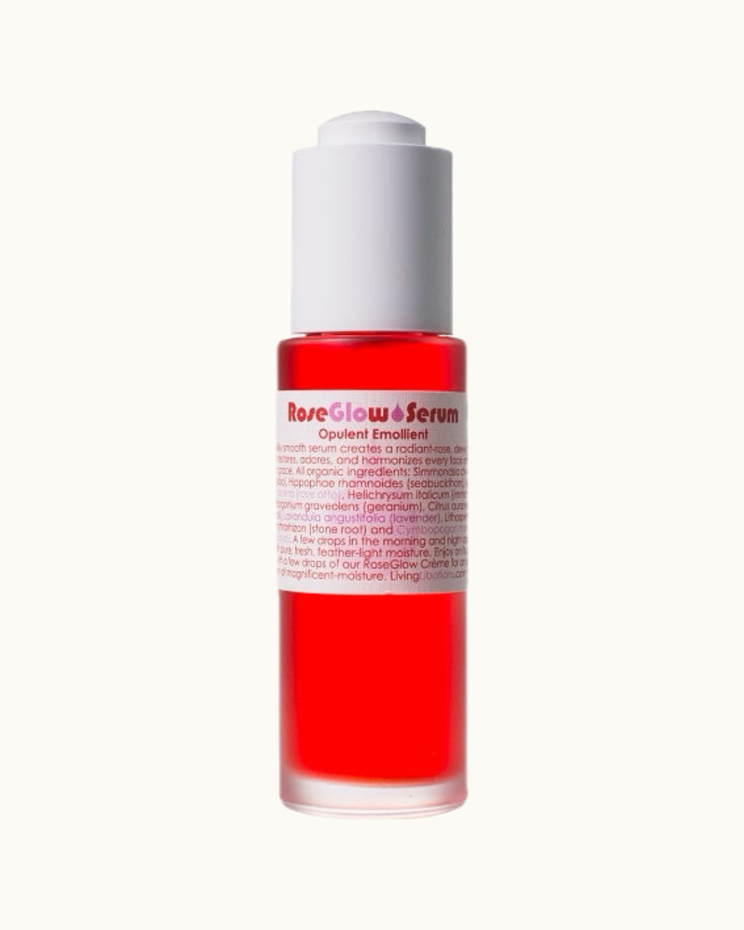 Living Libations Rose Glow Serum 30ml