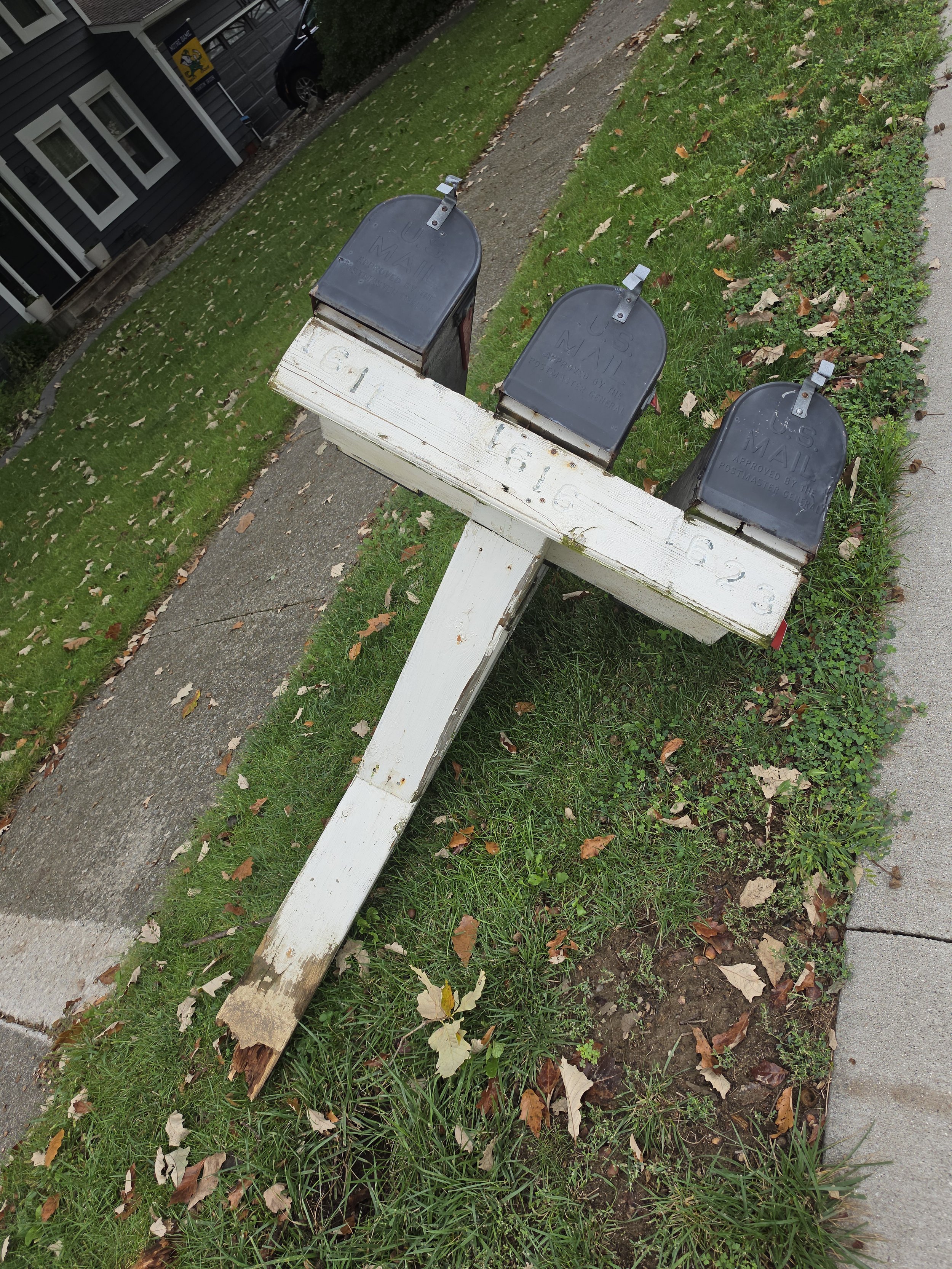 Mailbox broken