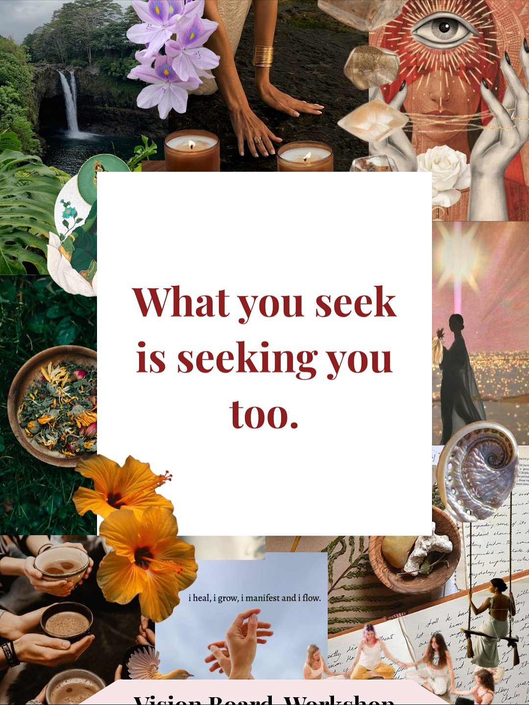 Last day to join us for Sacred Space: Healing and Visioning Circle ✨

We&rsquo;d love to help you breathe life into your dreams and make them your reality

See all the details in my bio 😘