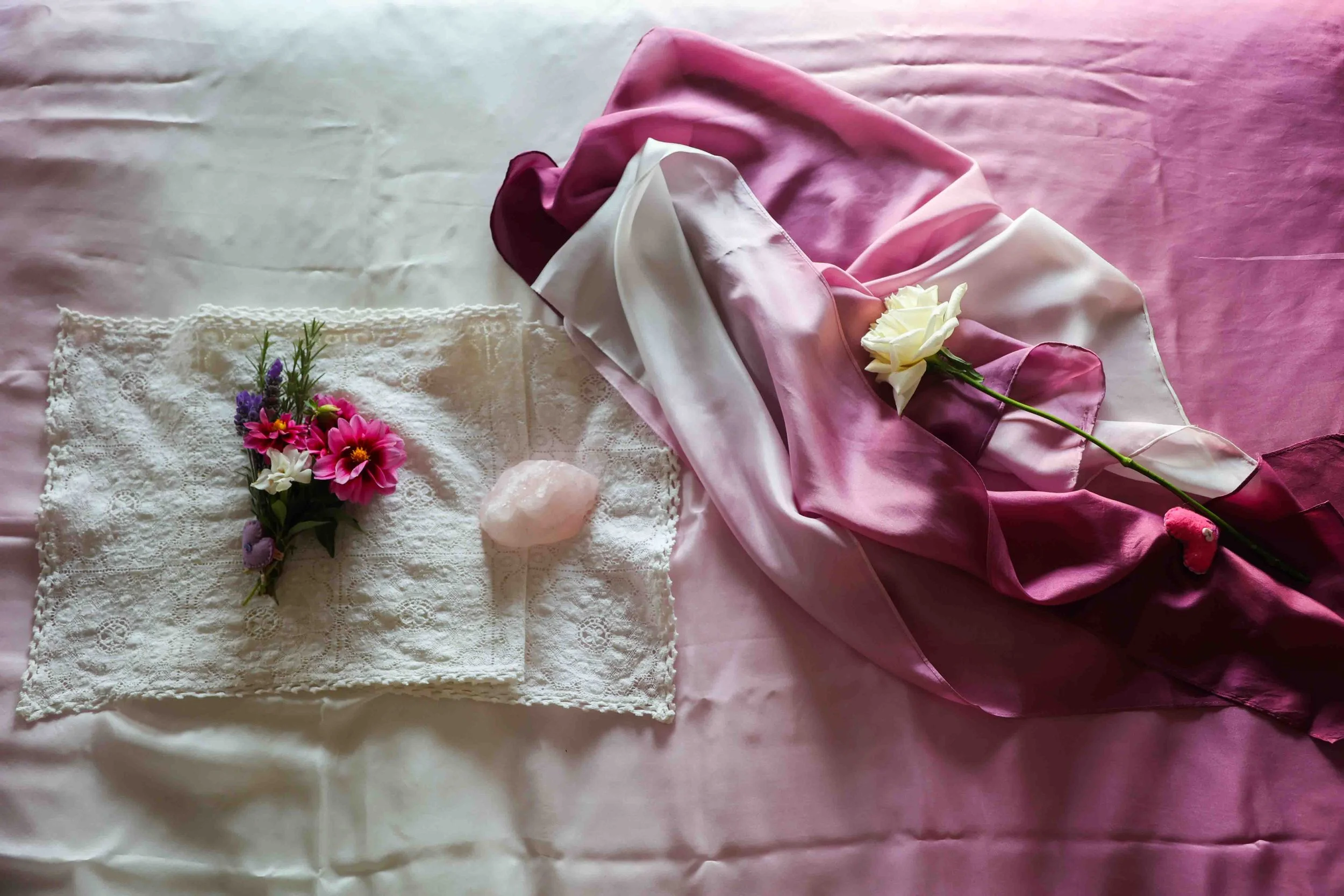 Magnolia Blush Silk Cover (Made to Order)