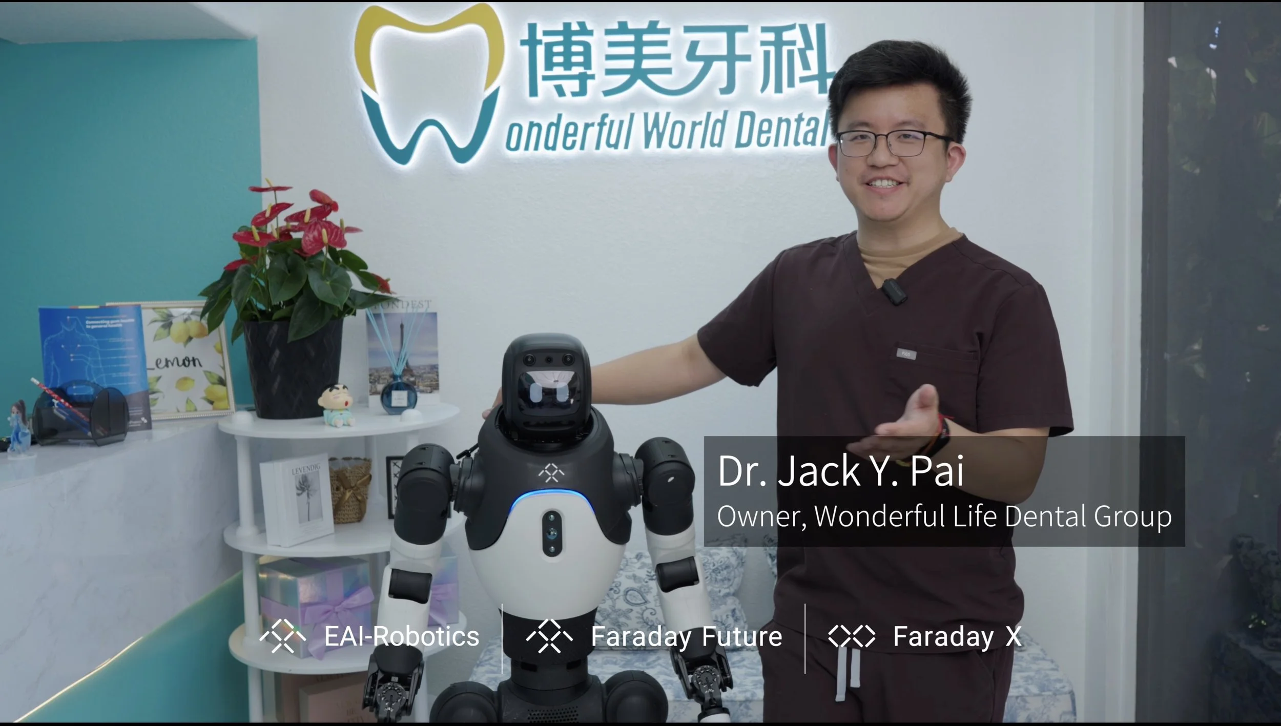 Faraday Future Delivers FF Master™ Robot to Los Angeles Dental Group