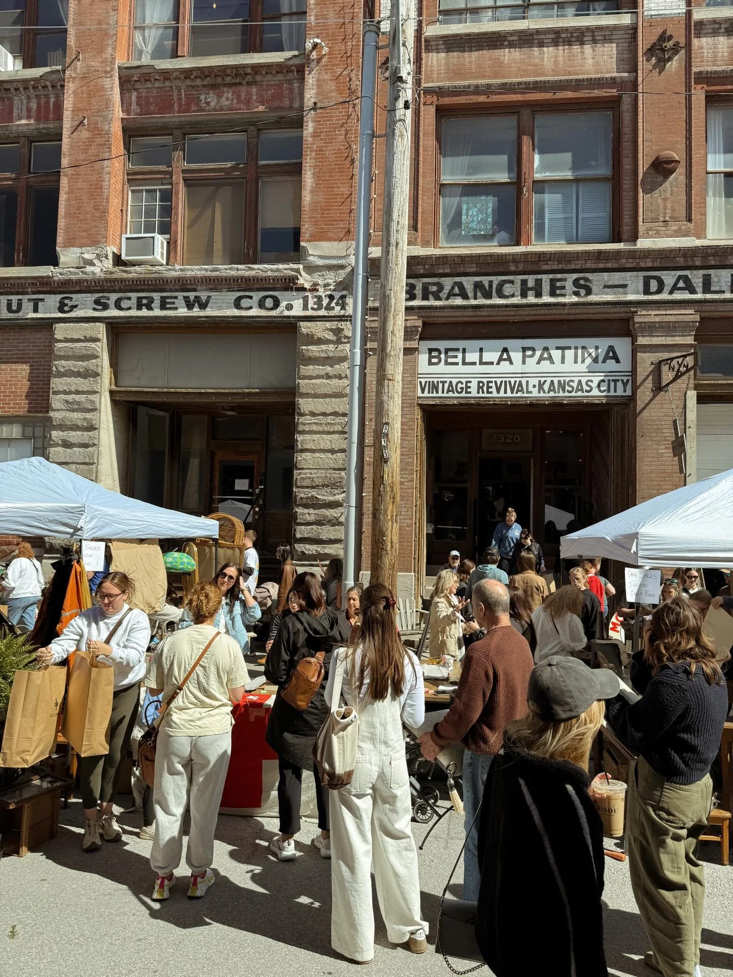 Absolutely beautiful day to explore the West Bottoms. Come experience our Outdoor Vintage Market today until 4pm. Shop is open until 5pm and again Sunday 11-4