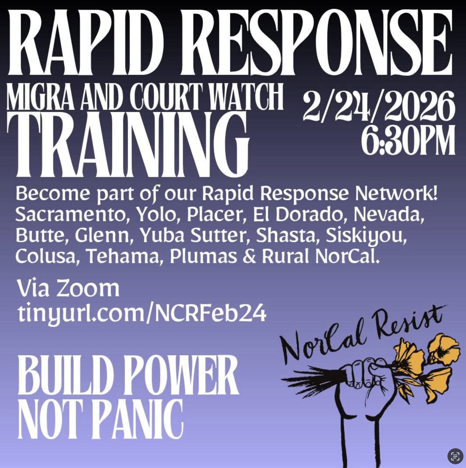 Migra Watch Training - NorCal Resist 