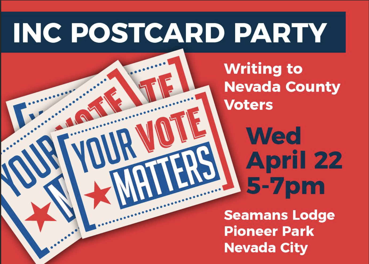 Civic Action Night: Postcard Party