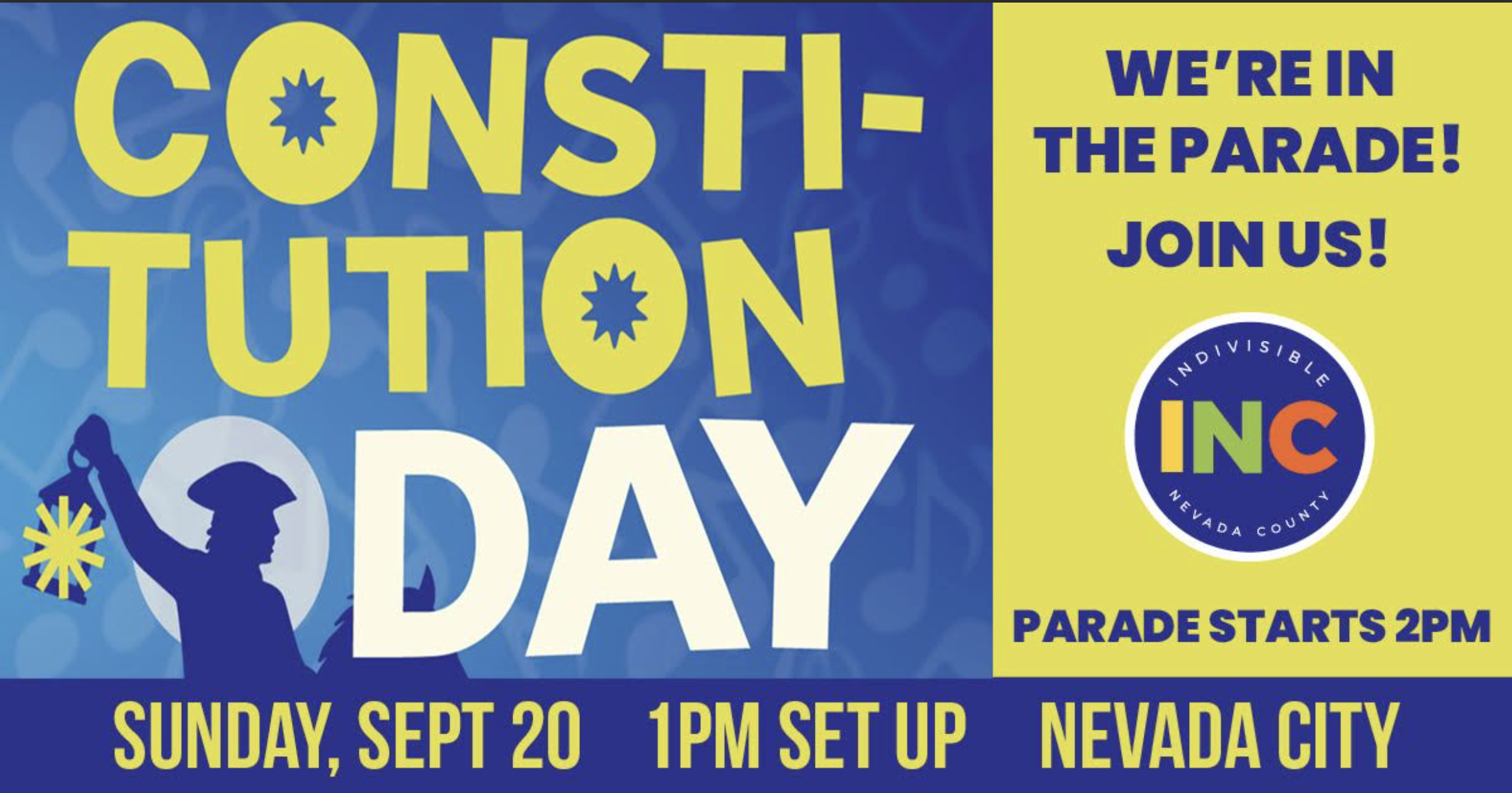 Walk with INC in the Constitution Day Parade!