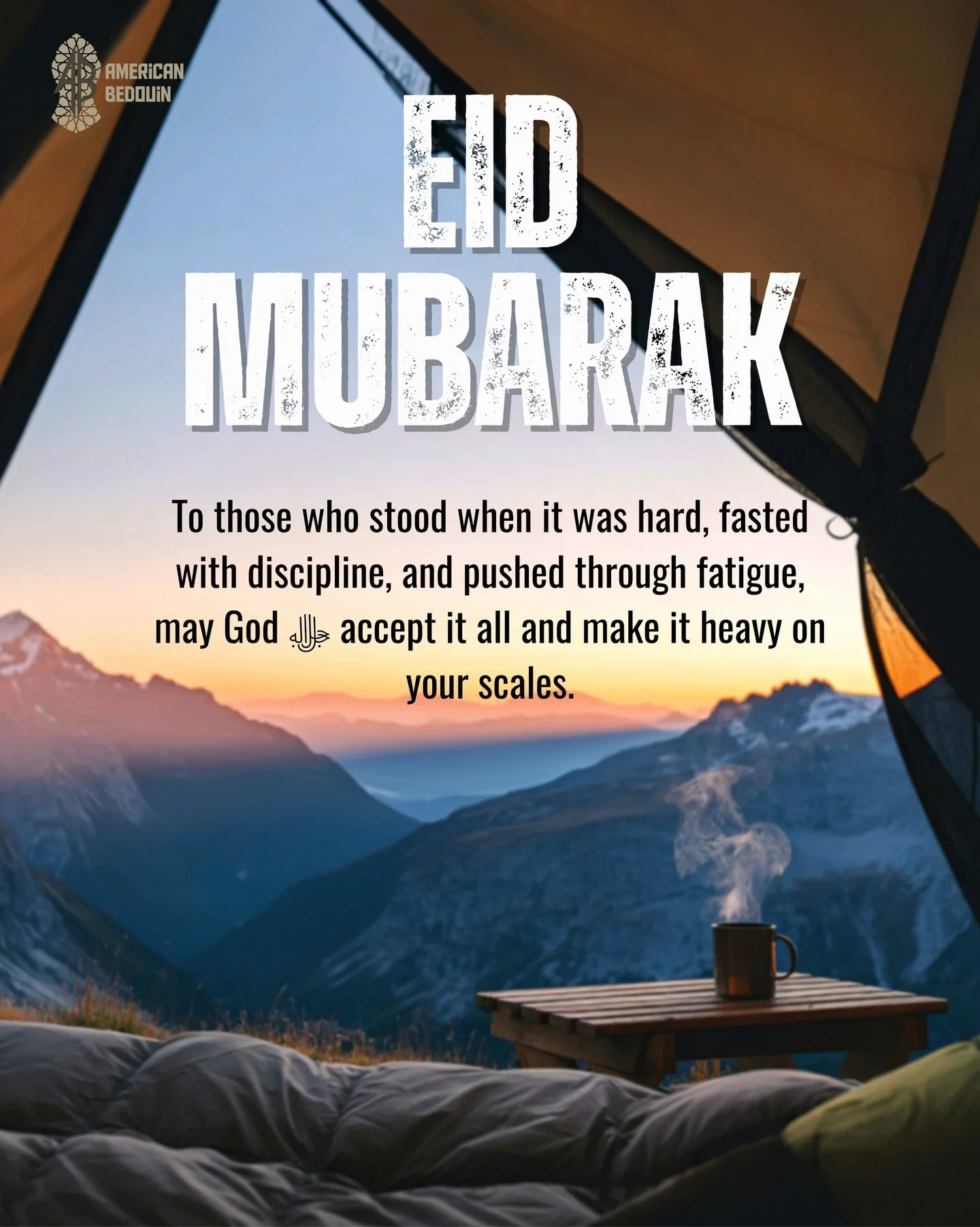 To you and yours, enjoy that morning coffee, you&rsquo;ve earned it. Eid Mubarak!