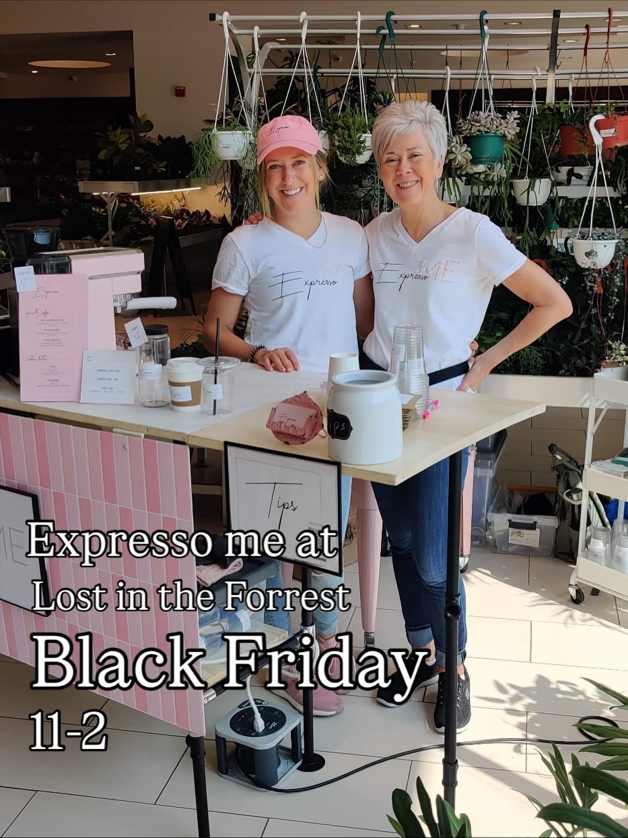 Dying for some Expresso Me?! Mark your calendars for our next public event! We will be at Lost in the Forest on black Friday! 11-2

@lostintheforrestco 

#blackfriday #lostintheforest #coffeecart