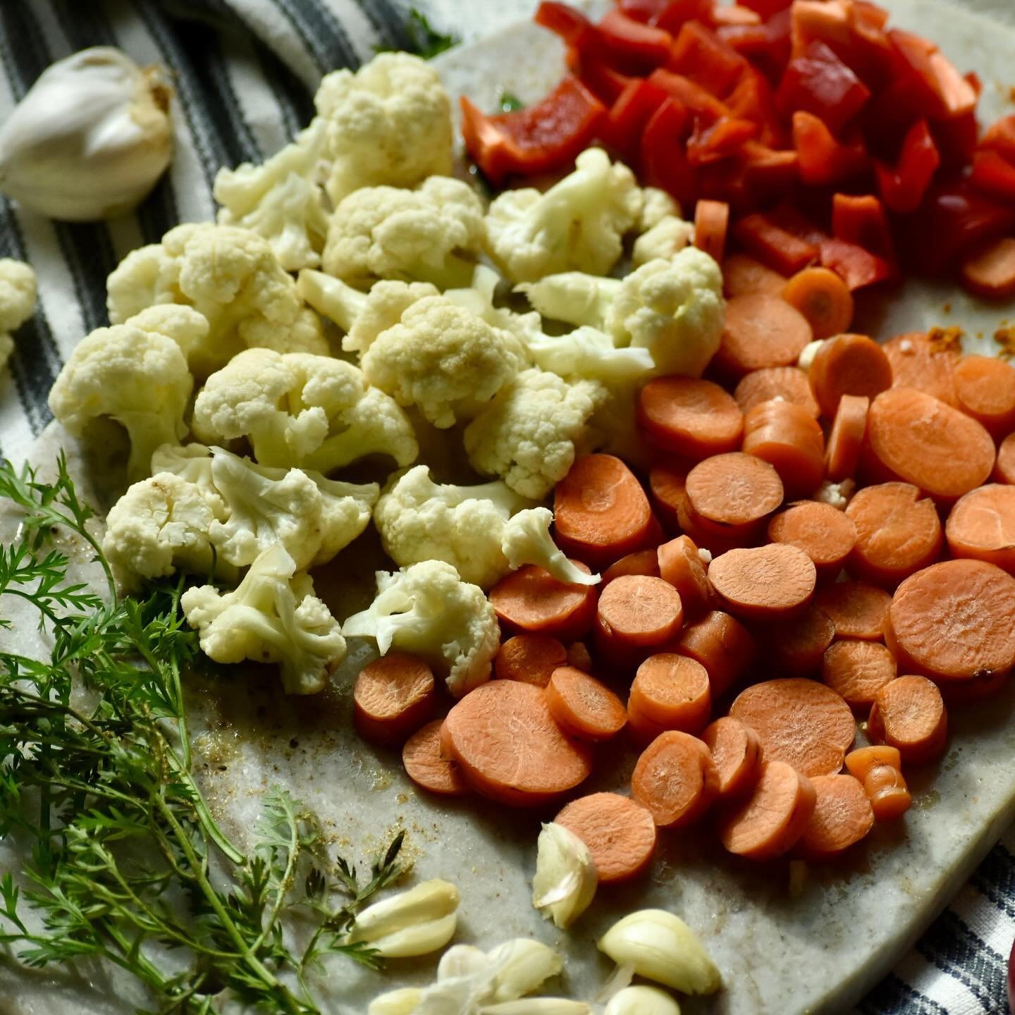 All the preppings for a carrot ginger turmeric soup