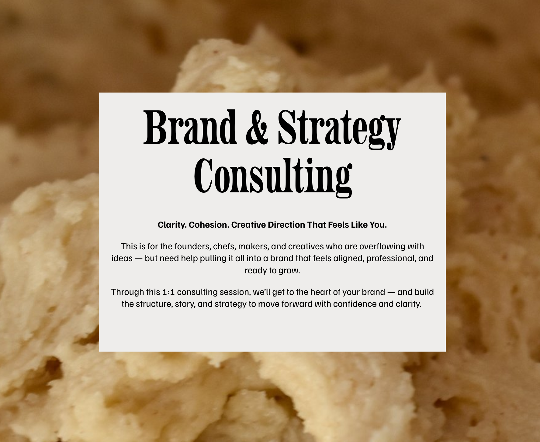 Brand & Strategy Consulting