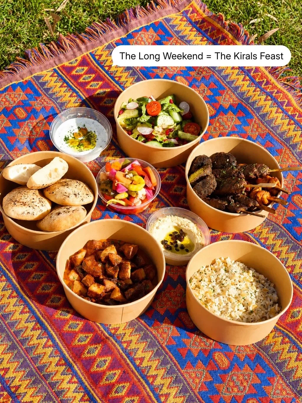 The Kirals Feast 💙🔥

Your long weekend feast from Se&ntilde;or Habibis - available for takeaway &amp; delivery only.

Order direct or find us on Uber Eats&hellip;

#SenorHabibis #TakeawayFeast #TerrigalEats #LongWeekendVibes #SharedFeasts