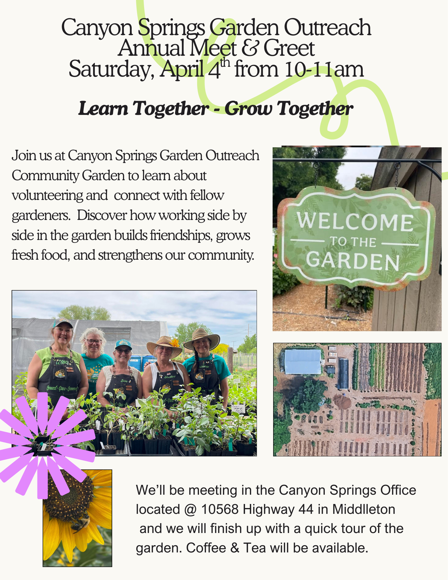 Canyon Springs Garden Outreach Annual Meet & Greet