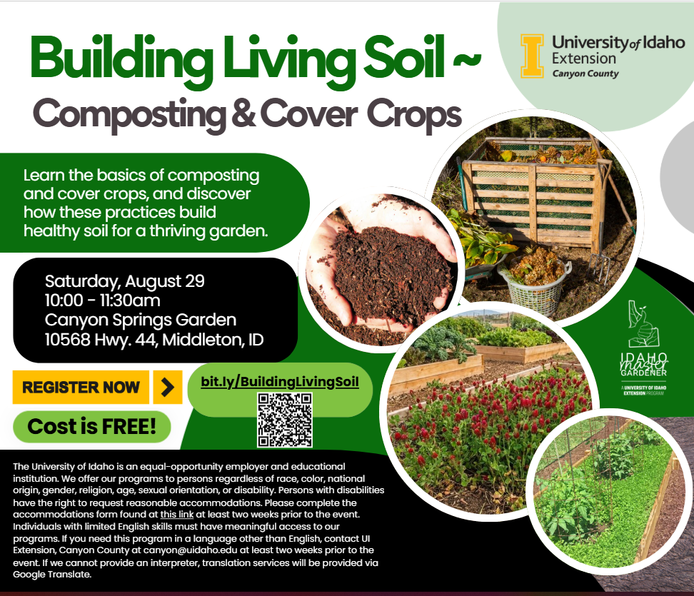 Grow Better Gardens from the Ground Up: Composting & Cover Crops