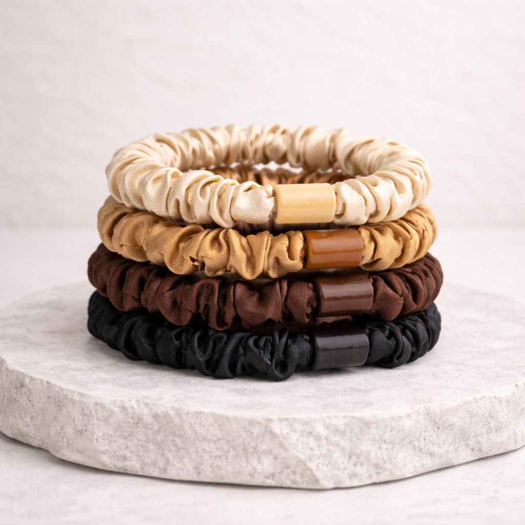 Anti-Breakage Satin Curl Ties – 4 Pack