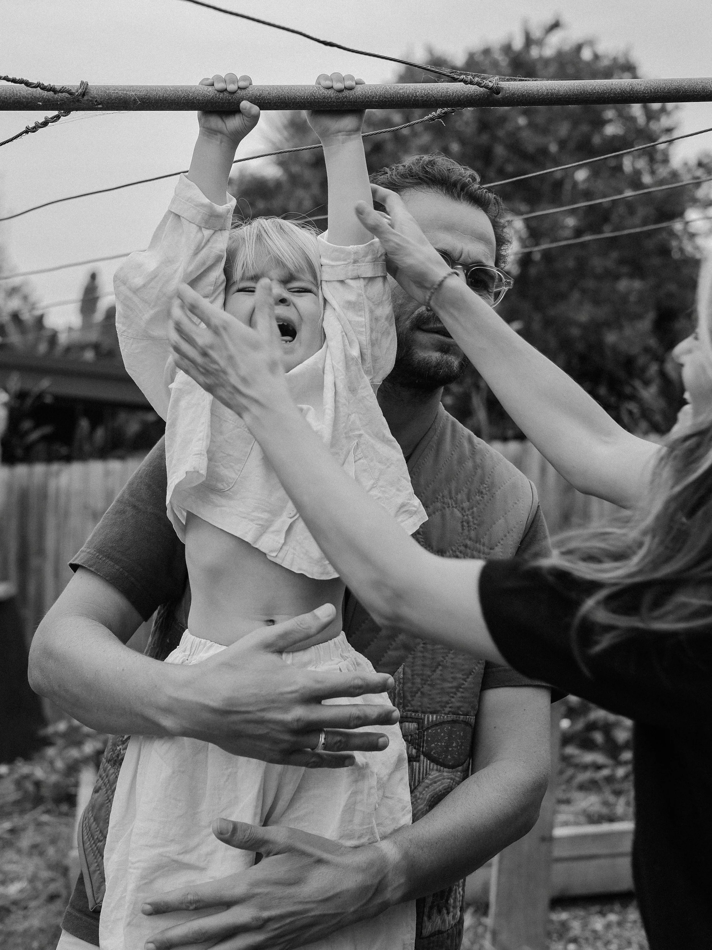 One of my favourite outtakes from a recent family shoot. We got some beautiful family portraits but I&rsquo;ll always include shots like this in your gallery. Nobody expects your kids to be perfectly poised for the camera at all times. Kids are going