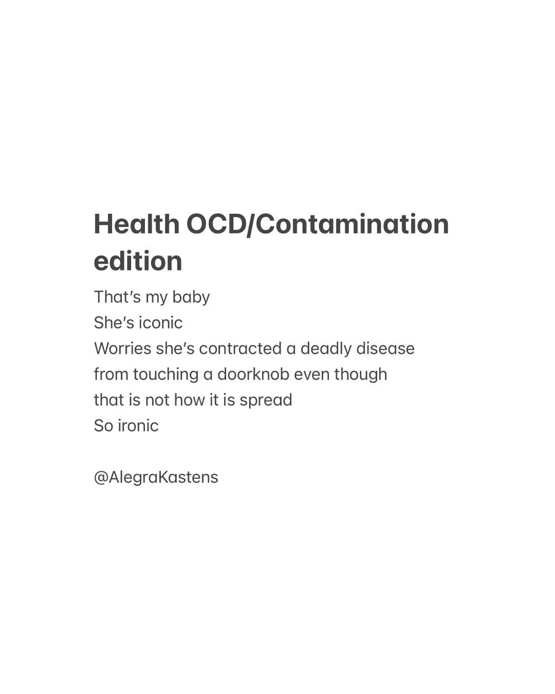 Go baby (OCD) 🙃😅🤗
.
.
.
.
.
.
.
.
.
.
.
.
.
.
#ocd #obsessivecompulsivedisorder #ocdawareness #ocdrecovery #intrusivethoughts #soocd #rocd #pocd #harmocd #cptsd #traumahealing #ocdmemes #mentalhealthmemes #ocdsupport #therapymemes #therapistsofins