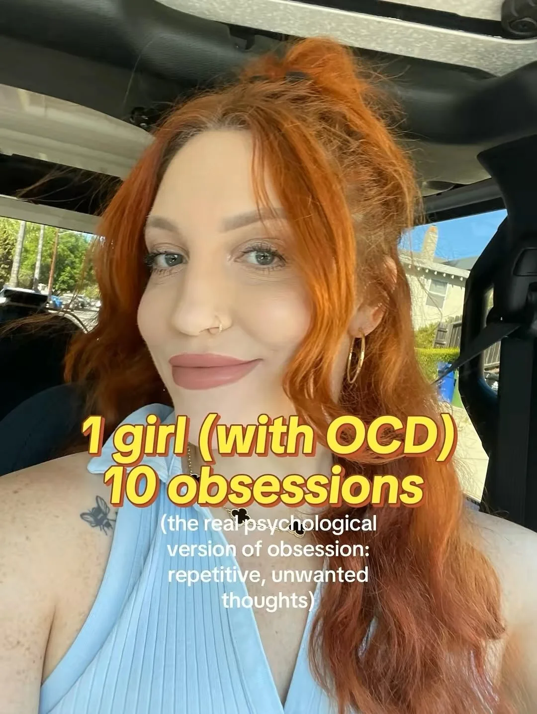 The &ldquo;10 obsessions&rdquo; trend is full of people sharing 10 things that they love, but that&rsquo;s not an obsession. Psychologically speaking, an obsession is defined as a repetitive, *unwanted* thought or image that distresses a person 🧠
.
