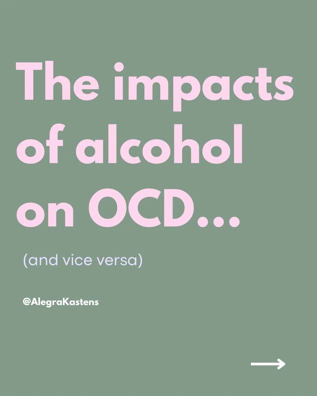 When my OCD was loud, I stopped drinking because I worried I would tell someone my intrusive thoughts. Lowered inhibition and loss of control can be terrifying for people with OCD who worry they&rsquo;ll act on their obsessions. For some, alcohol is 