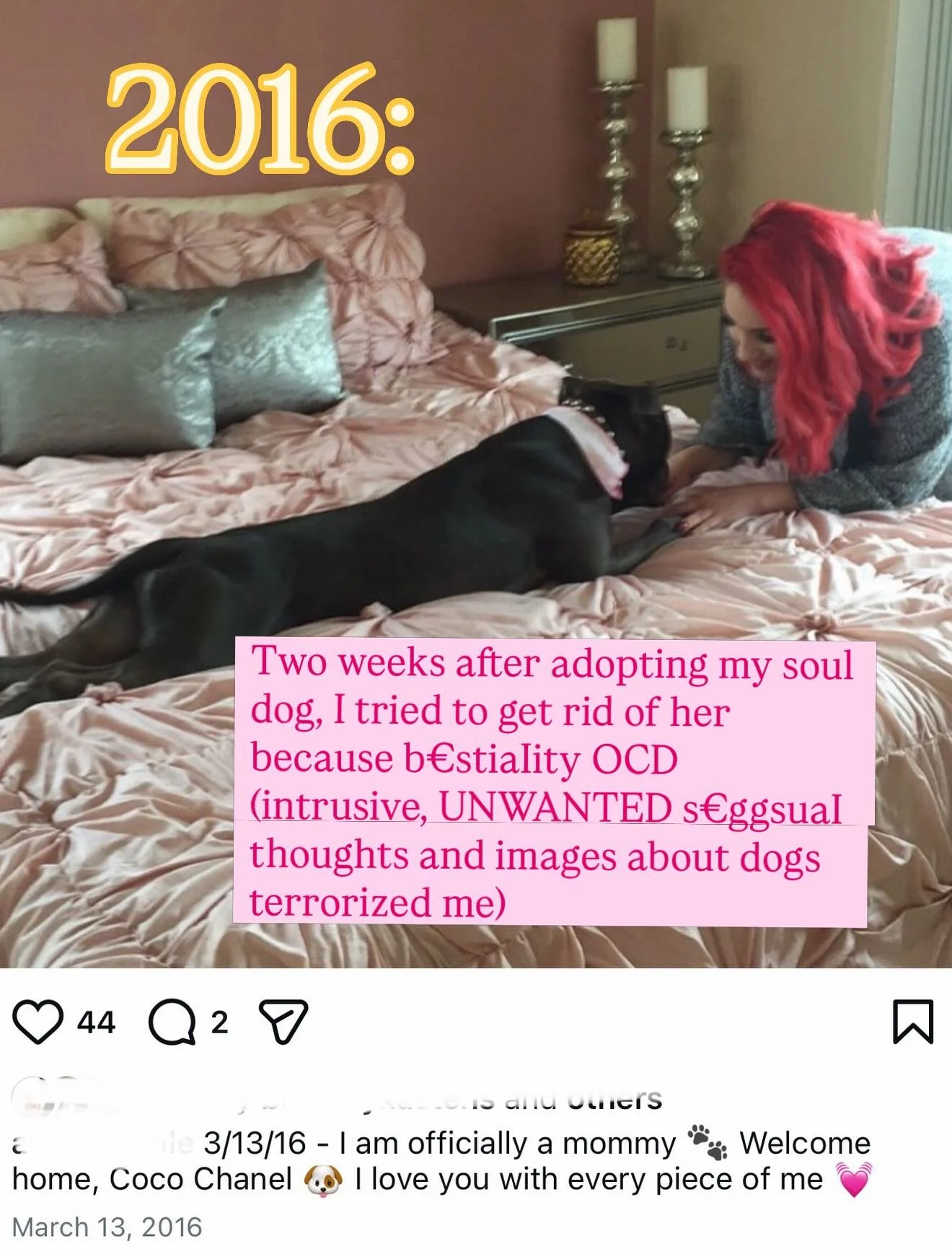 OCD recovery is real 💛 My life is night and day different between now and 10 years ago. I am living so many things that felt entirely out of reach. If you don&rsquo;t feel hope, I&rsquo;m going to say what my therapist always said to me: &ldquo;I&rs