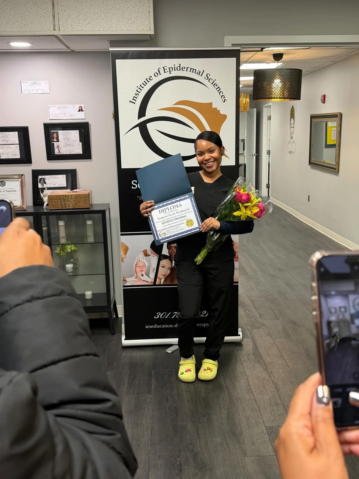 Its been a couple days but this journey through esthetics school stretched me, challenged me, and shaped me in ways I never expected. 

There were moments I doubted myself, moments I cried, moments I wanted to give up  but I didn&rsquo;t. I kept goin