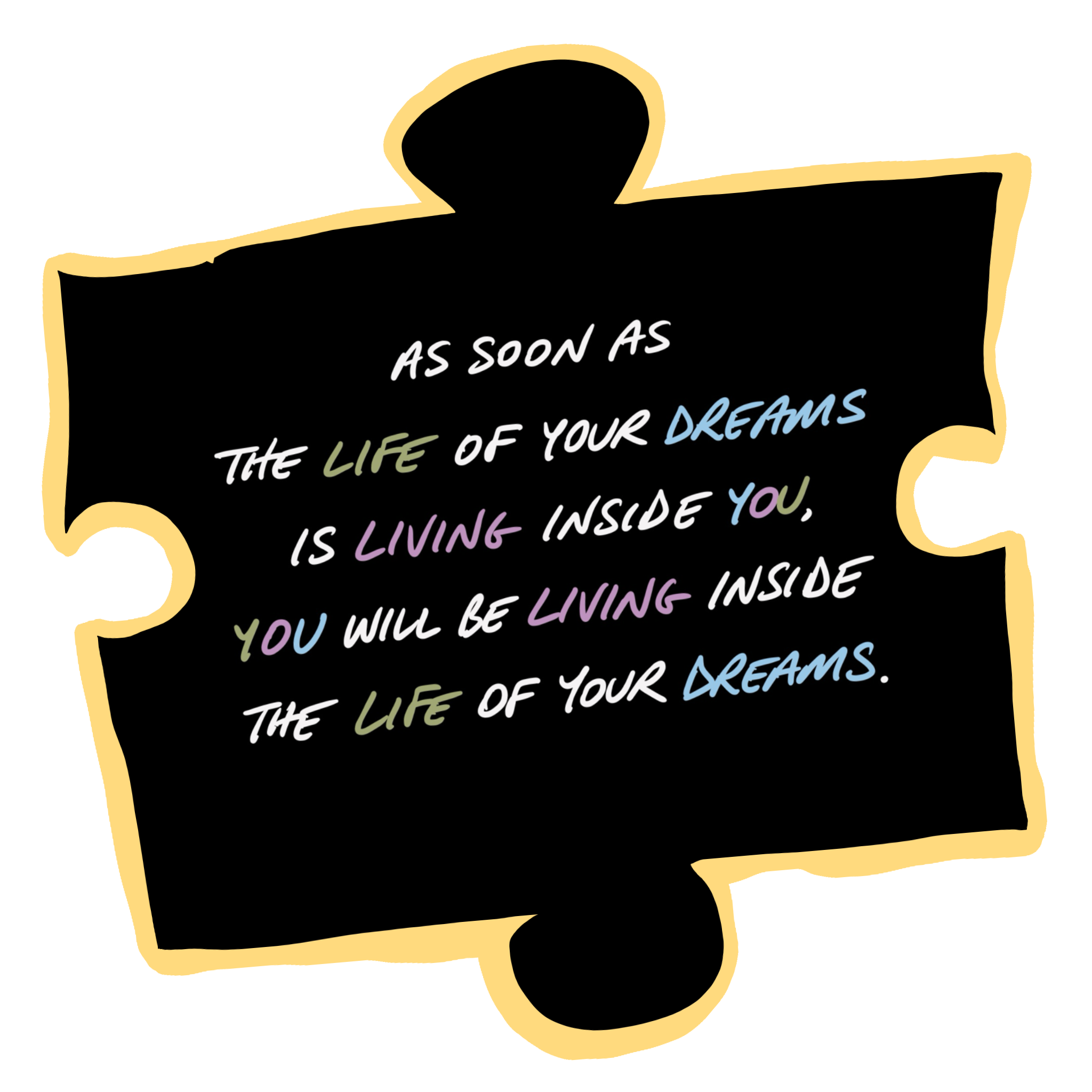 Matter Matter Volume 91 - As Soon As The Life Of Your Dreams Is Living Inside You, You Will Be Living Inside The Life Of Your Dreams