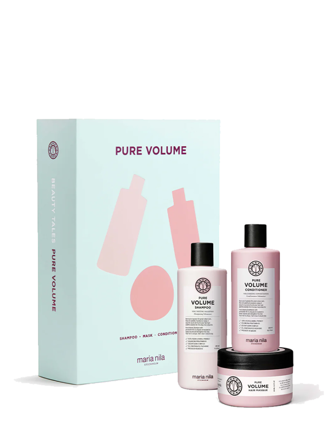 MARIA NILA Apimties stokojantiems plaukams skirtas rinkinys – Pure Volume Beauty Box