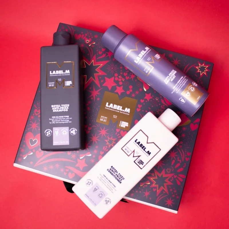 LABEL M šventinis rinkinys: Šilko švelnumo kolekcija