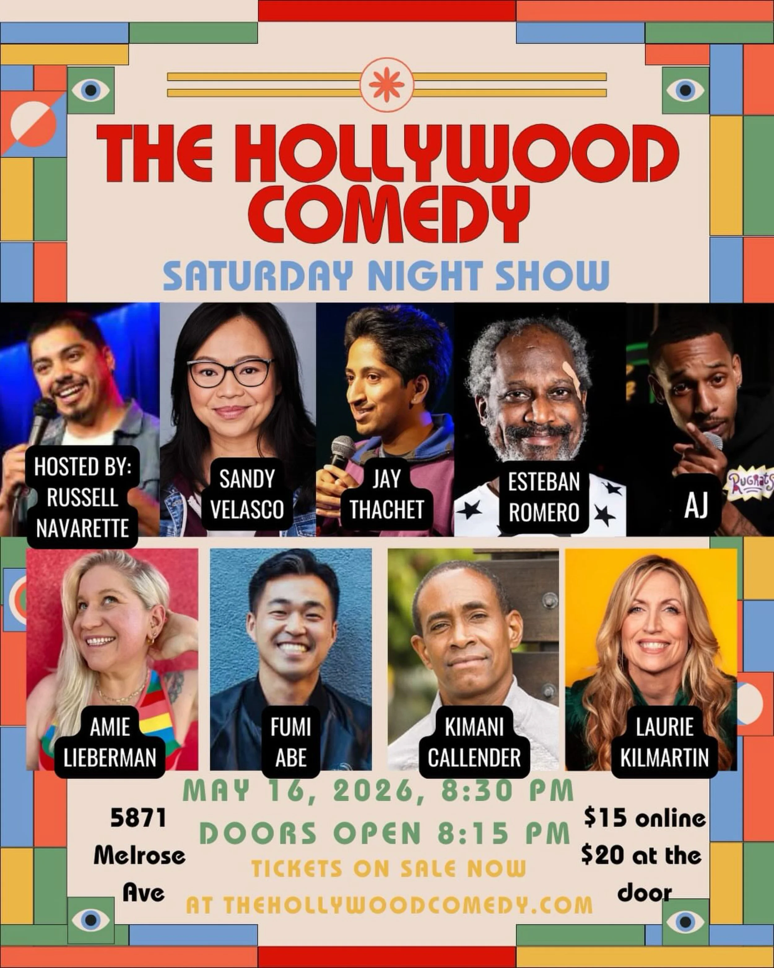 Hollywood Comedy: Saturday Night Show
