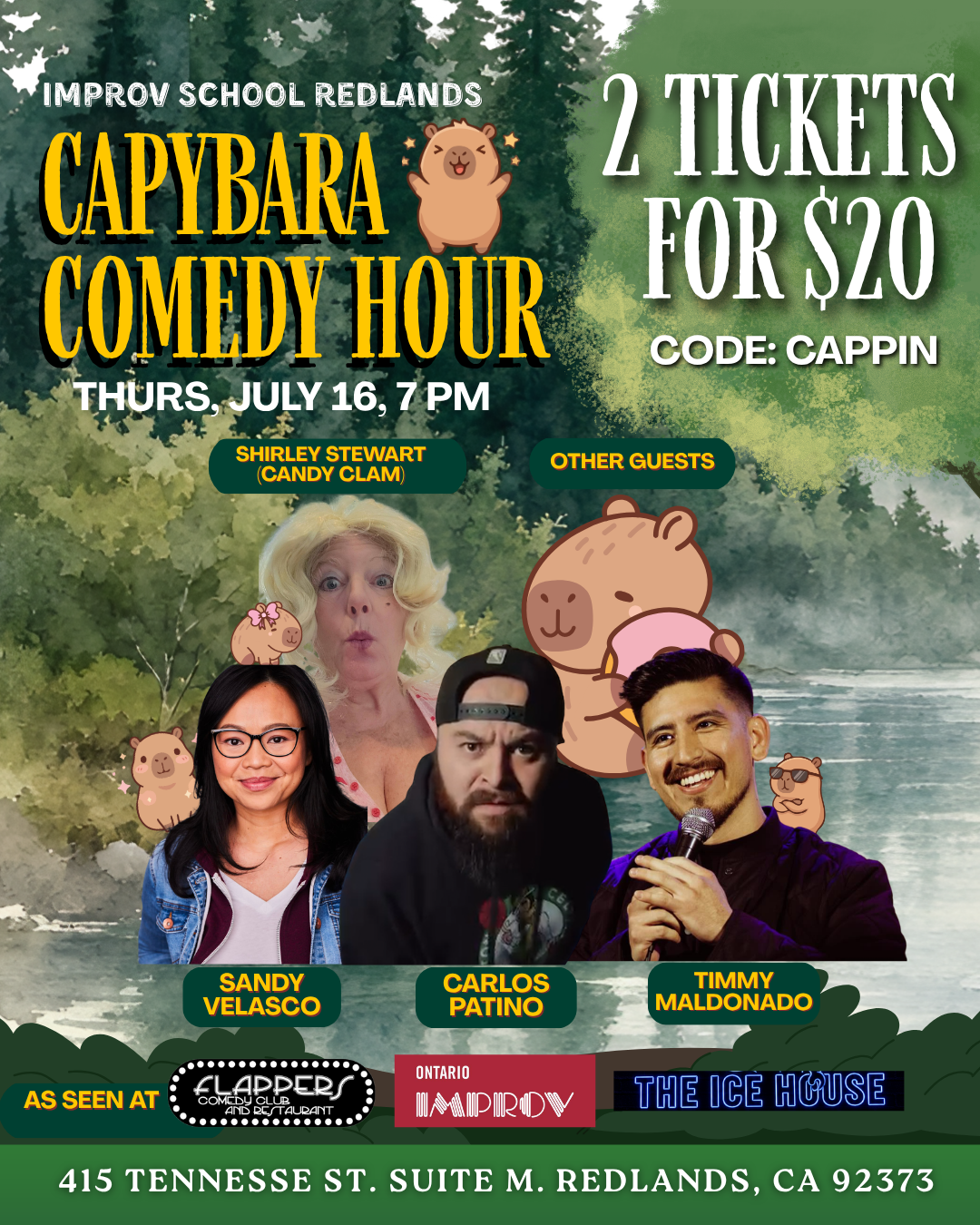   Capybara Comedy Hour