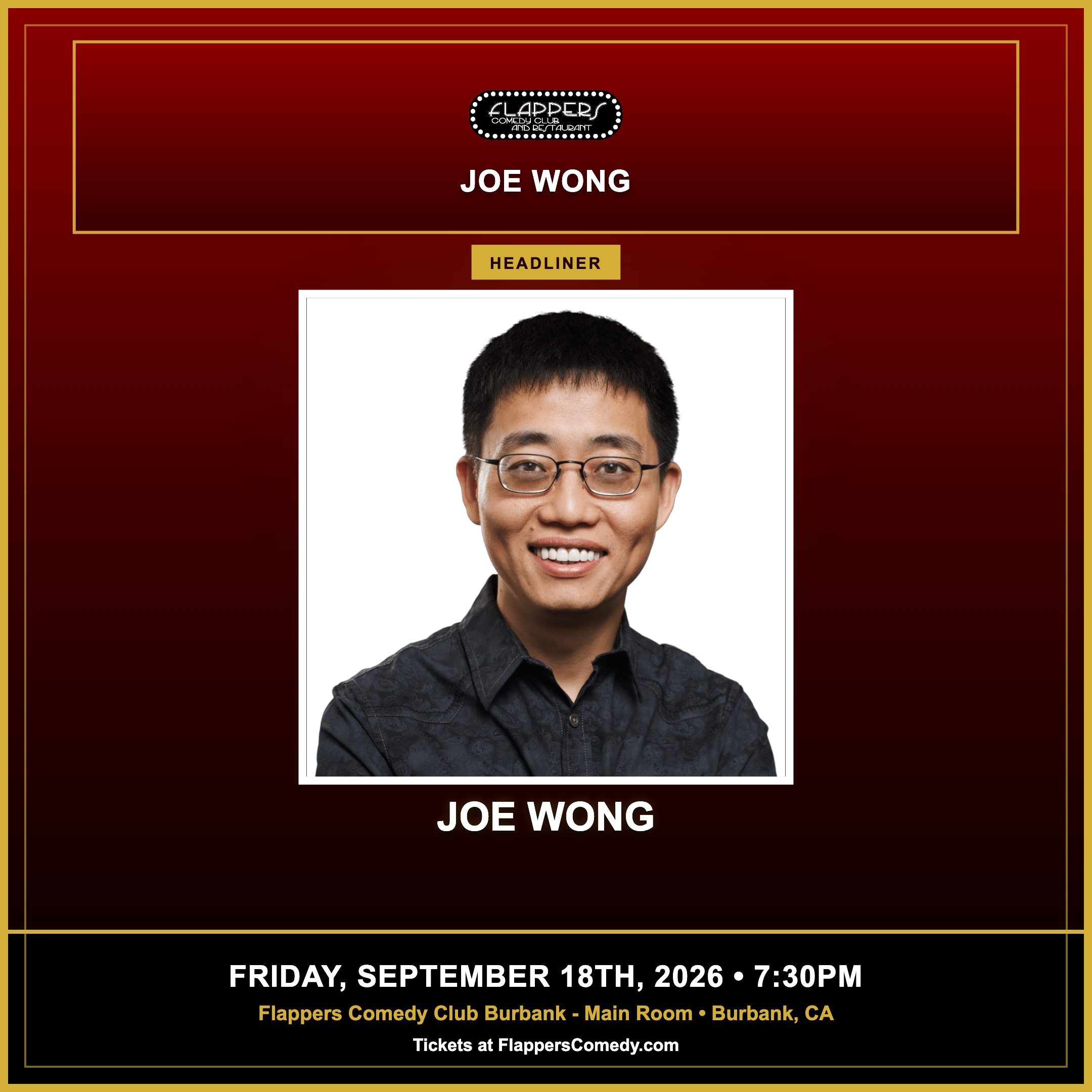 Joe Wong Special Event